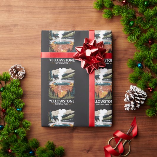 Activiteiten in de omgeving van Yellowstone Nation Cadeaupapier (Feestdagen Geschenken)