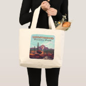 Activiteiten in de omgeving van Yellowstone Nation Grote Tote Bag (Voorkant (product))