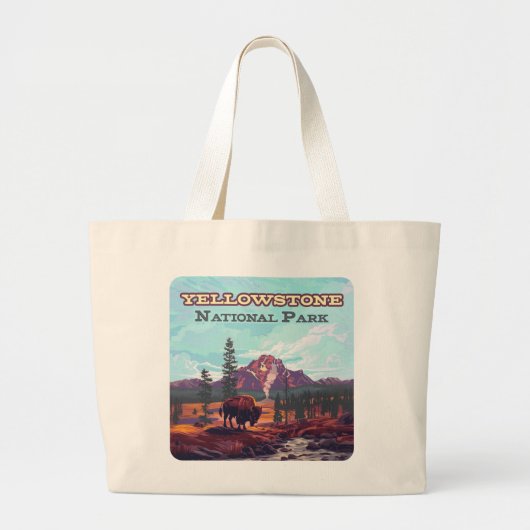 Activiteiten in de omgeving van Yellowstone Nation Grote Tote Bag (Voorkant)
