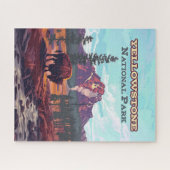 Activiteiten in de omgeving van Yellowstone Nation Legpuzzel (Horizontaal)