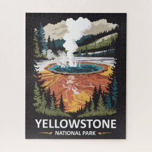 Activiteiten in de omgeving van Yellowstone Nation Legpuzzel