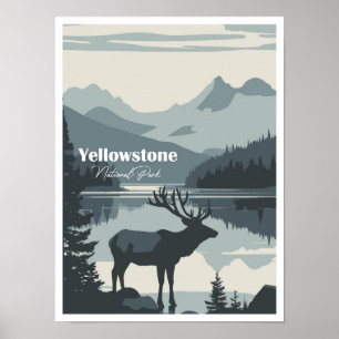 Activiteiten in de omgeving van Yellowstone Nation Poster