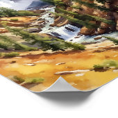 Activiteiten in de omgeving van Yellowstone Nation Poster (Hoek)