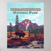 Activiteiten in de omgeving van Yellowstone Nation Poster (Voorkant)