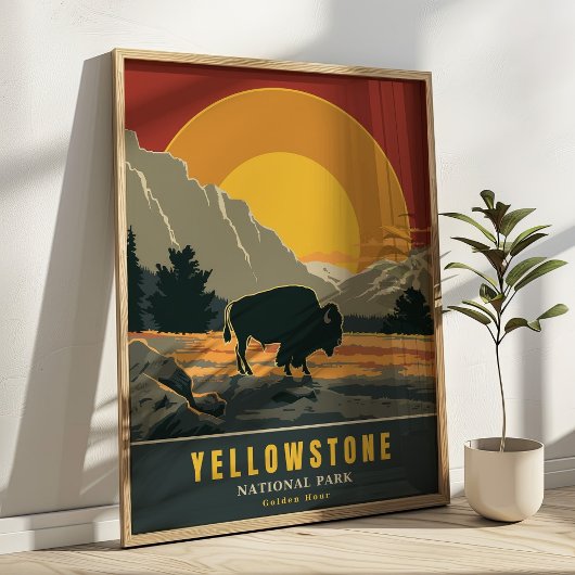 Activiteiten in de omgeving van Yellowstone Nation Poster
