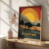 Activiteiten in de omgeving van Yellowstone Nation Poster