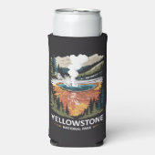 Activiteiten in de omgeving van Yellowstone Nation Seltzer Blikjeskoeler (Seltzer Voorkant)