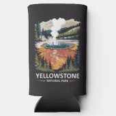 Activiteiten in de omgeving van Yellowstone Nation Seltzer Blikjeskoeler (Achterkant)