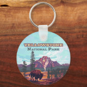 Activiteiten in de omgeving van Yellowstone Nation Sleutelhanger (Voorkant)