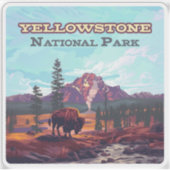 Activiteiten in de omgeving van Yellowstone Nation Sticker (Voorkant)
