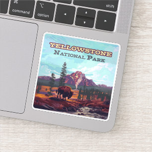 Activiteiten in de omgeving van Yellowstone Nation Sticker