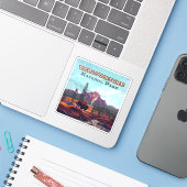 Activiteiten in de omgeving van Yellowstone Nation Sticker (Laptop met iPhone)