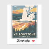 Activiteiten in de omgeving van Yellowstone Nation Sticker (Vel)