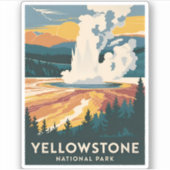 Activiteiten in de omgeving van Yellowstone Nation Sticker (Voorkant)