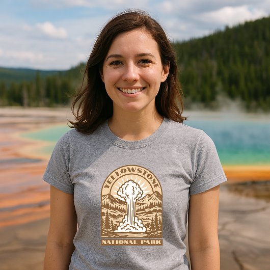 Activiteiten in de omgeving van Yellowstone Nation T-shirt