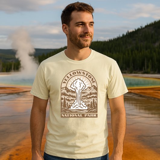 Activiteiten in de omgeving van Yellowstone Nation T-shirt