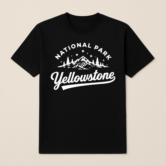 Activiteiten in de omgeving van Yellowstone Nation T-shirt