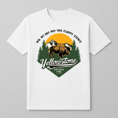 Activiteiten in de omgeving van Yellowstone Nation T-shirt