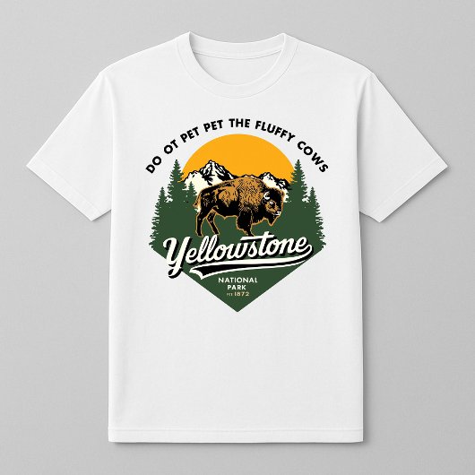 Activiteiten in de omgeving van Yellowstone Nation T-shirt
