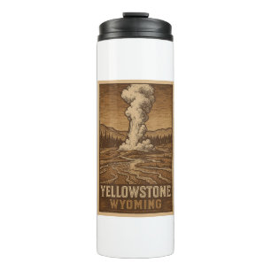 Activiteiten in de omgeving van Yellowstone Nation Thermosbeker