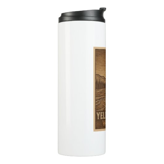 Activiteiten in de omgeving van Yellowstone Nation Thermosbeker (Gedraaid links)