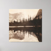 Activiteiten in de omgeving van Yosemite - Mirror  Canvas Afdruk (Voorkant)