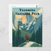 Activiteiten in de omgeving van Yosemite National  Briefkaart (Voorkant / Achterkant)