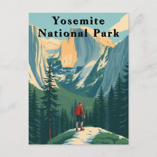 Activiteiten in de omgeving van Yosemite National  Briefkaart (Voorkant)