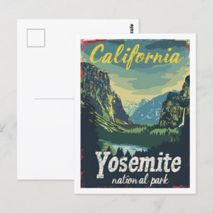Activiteiten in de omgeving van Yosemite National  Briefkaart