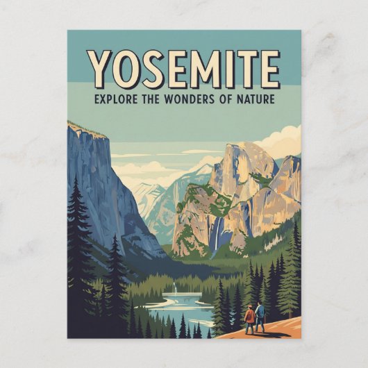 Activiteiten in de omgeving van  Yosemite National Briefkaart (Voorkant)