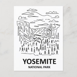 Activiteiten in de omgeving van Yosemite National  Briefkaart