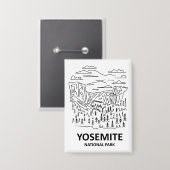 Activiteiten in de omgeving van Yosemite National  Button (Voorkant / Achterkant)