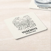 Activiteiten in de omgeving van Yosemite National Kartonnen Onderzetters (Schuin)