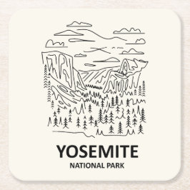 Activiteiten in de omgeving van Yosemite National  Kartonnen Onderzetters