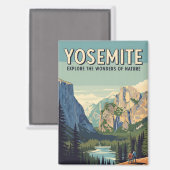 Activiteiten in de omgeving van  Yosemite National Magneet (Voorkant / Achterkant)