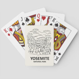 Activiteiten in de omgeving van Yosemite National  Pokerkaarten