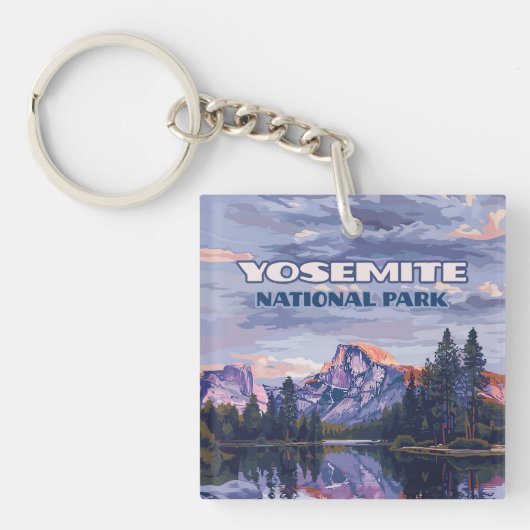 Activiteiten in de omgeving van Yosemite National  Sleutelhanger (Voorkant)
