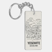 Activiteiten in de omgeving van Yosemite National  Sleutelhanger (Voorkant Links)