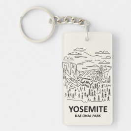 Activiteiten in de omgeving van Yosemite National  Sleutelhanger