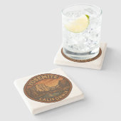 Activiteiten in de omgeving van Yosemite National Stenen Onderzetter (Zijkant)