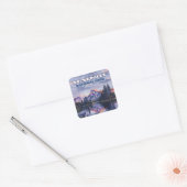 Activiteiten in de omgeving van Yosemite National  Vierkante Sticker (Envelop)