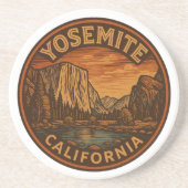 Activiteiten in de omgeving van Yosemite National Zandsteen Onderzetter (Voorkant)