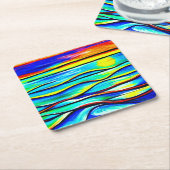 Activiteiten in de omgeving van Zee Art Paper Onde Kartonnen Onderzetters (Schuin)