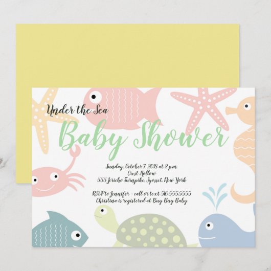 Activiteiten in de omgeving van Zee Creatures Ocea Kaart (Voorkant / Achterkant)