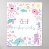 Activiteiten in de omgeving van Zee Ocean Reef Res Poster (Voorkant)