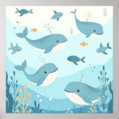 Activiteiten in de omgeving van Zee Whales & Fish  Poster (Voorkant)