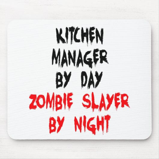 Activiteiten in de omgeving van Zombie Slayer Kitc Muismat (Voorkant)