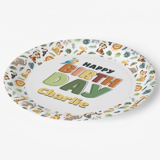 Activiteiten in de omgeving van Zoo Safari Animal Papieren Bordje (Gekanteld)