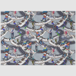 Activiteiten in het kader van acties buitenshuis o tissuepapier