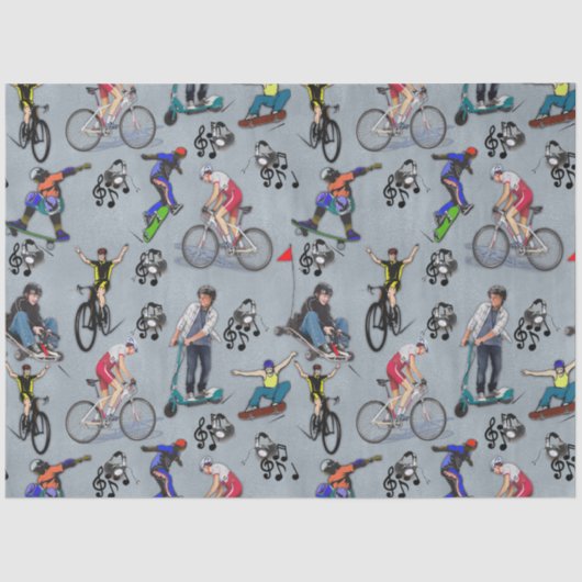 Activiteiten in het kader van acties buitenshuis o tissuepapier (Voorkant)